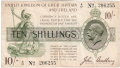 Treasury 10 Shillings, from 1918